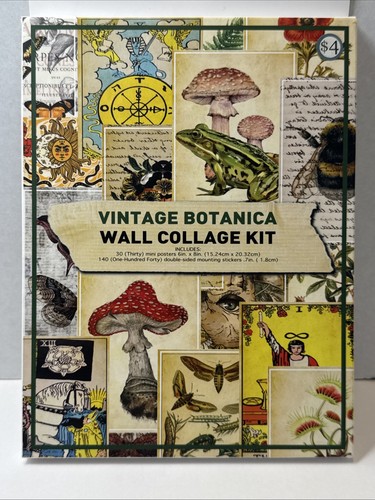 30pc vintage botanical - vintage, collage